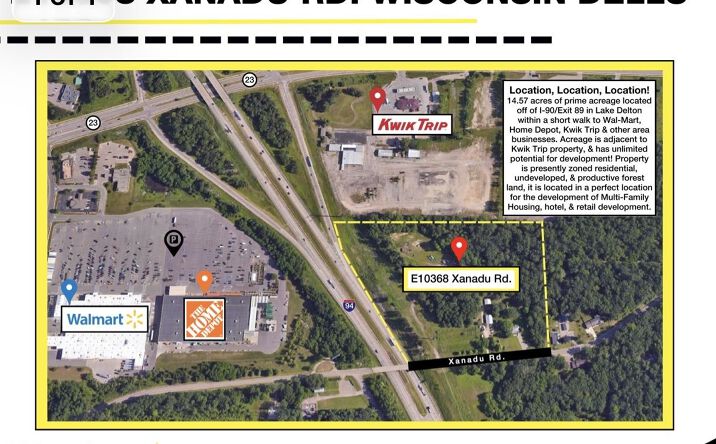 Pictures of Retail, Mixed Use, Land property located at E10368 XANADU RD, DELTON, WI 53965 for sales - image #1