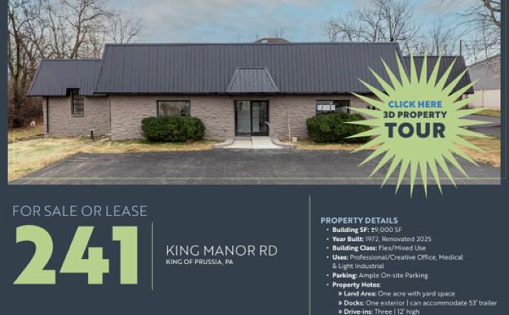 Pictures of Office, Industrial property located at 241 King Manor Drive, King of Prussia, PA 19406 for sales - image #1
