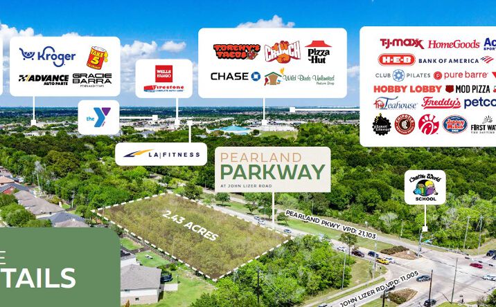 Pictures of Land property located at Pearland Pkwy & John Lizer Rd, Pearland, TX 77581-5905 for sales - image #1