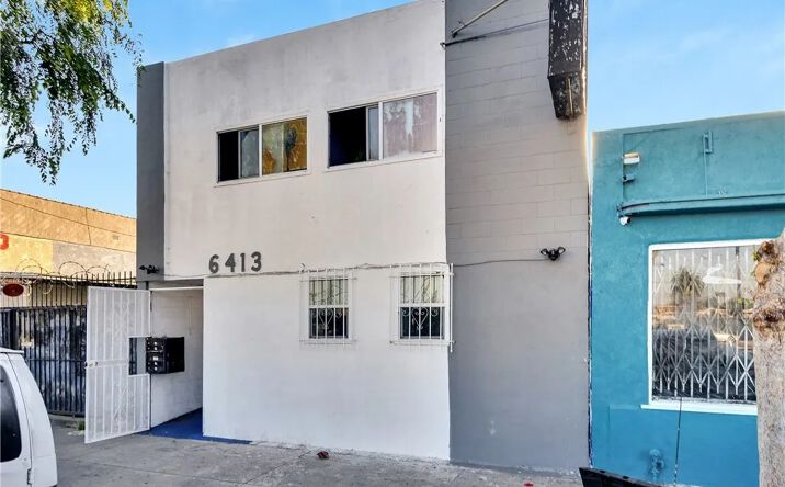 Pictures of Multifamily property located at 6413 S Vermont, Los Angeles, CA 90044 for sales - image #1