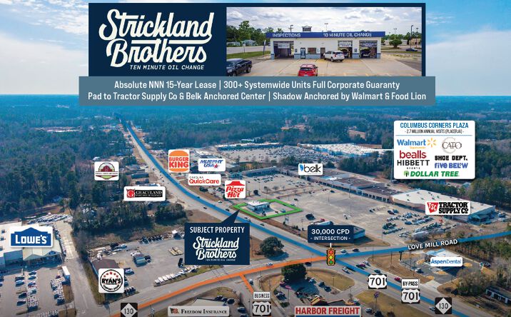 Pictures of Retail property located at 1780 U.S. 701 Bypass, Whiteville, NC 28472 for sales - image #1