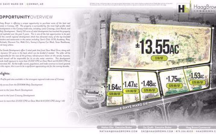 Pictures of Land property located at 1350 E Dave Ward Dr, Conway, AR 72032 for sales - image #1