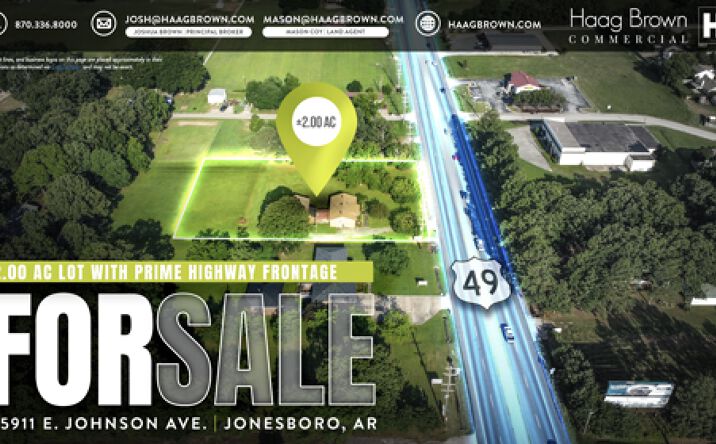 Pictures of Land property located at 5911 E. Johnson, Jonesboro, AR 72405 for sales - image #1