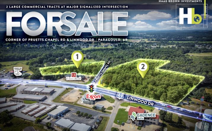Pictures of Land property located at 1904 Linwood Drive & Pruetts Chapel Road, Paragould, AR 72450 for sales - image #1