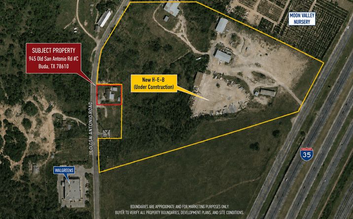 Pictures of Retail, Mixed Use, Land property located at 945 Old San Antonio Road, Buda, TX 78610 for sales - image #1