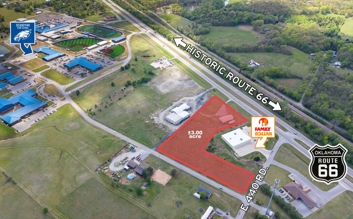 Pictures of Retail, Land property located at 16051 S Highway 66, Claremore, OK 74017 for sales - image #1