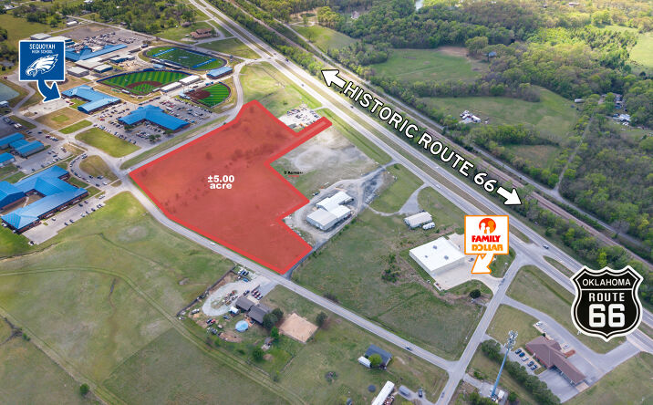 Pictures of Land, Self Storage property located at 16051 S Highway 66, Claremore, OK 74017 for sales - image #1