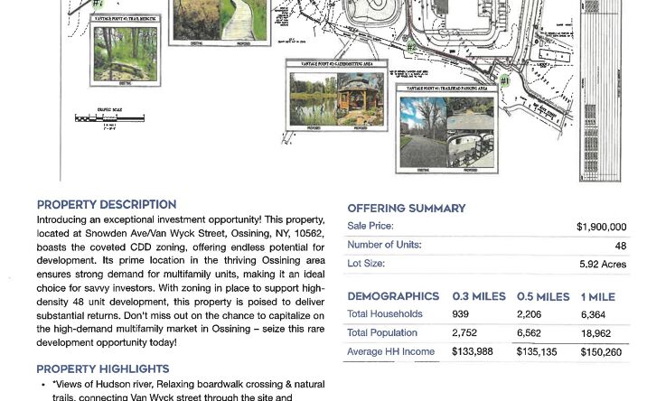 Pictures of Land property located at Snowden Ave/Van Wyck Street, Ossining, NY 10562 for sales - image #1