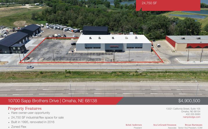 Pictures of Industrial property located at 10700 Sapp Brothers Drive, Omaha, NE 68138 for sales - image #1