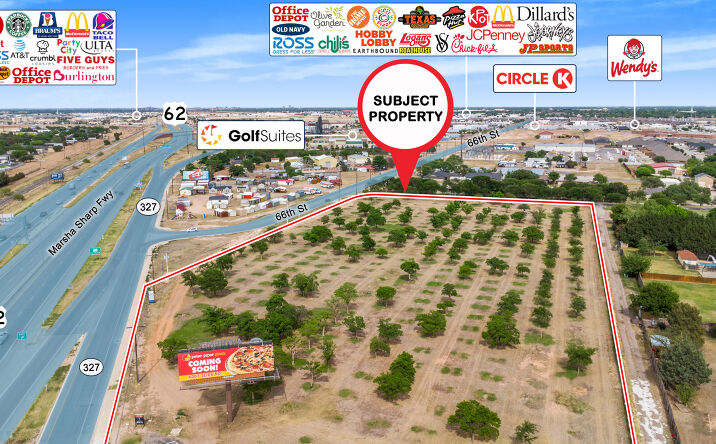 Pictures of Retail, Land property located at Marsha Sharp Fwy & 66th St, Lubbock, TX 79424 for sales - image #1