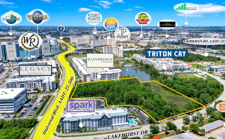 Pictures of Land property located at 7593 UNIVERSAL BLVD, ORLANDO, FL 32819 for sales - image #1