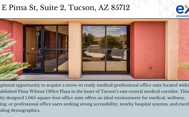 Pictures of Office property located at 6206 E Pima St, Suite 2, Tucson, AZ 85712 for sales - image #1