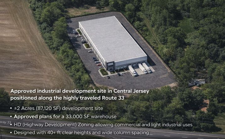 Pictures of Land property located at 922 Route 33, Monroe Township, NJ 08831 for sales - image #1