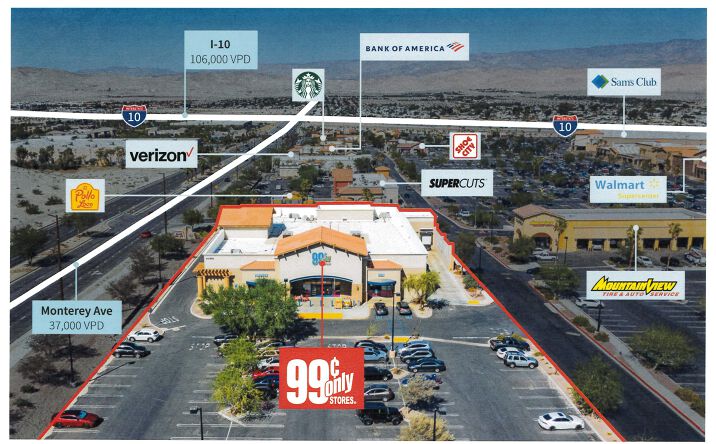 Pictures of Retail property located at 34660 Monterey Ave, Palm Desert, CA 92211 for sales - image #1