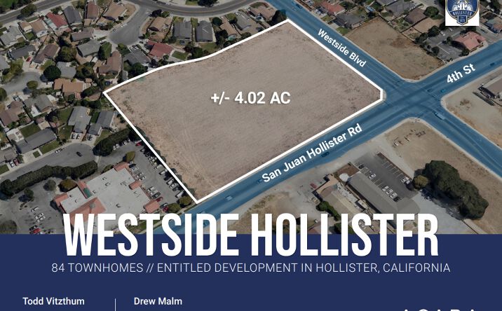 Pictures of Multifamily, Land property located at 999 San Juan Hollister Road, Hollister, CA 95023 for sales - image #1