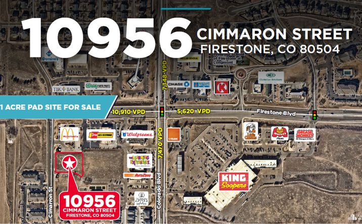 Pictures of Land property located at 10956 Cimarron St, Firestone, CO 80504 for sales - image #1