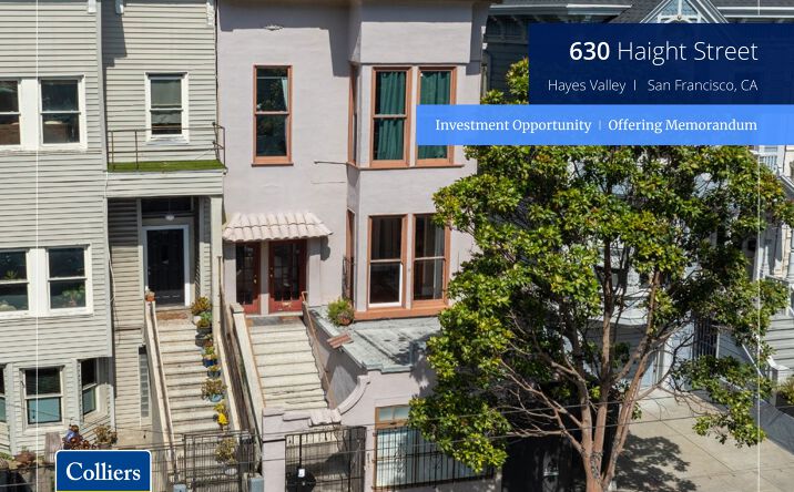 Pictures of Multifamily property located at 630 Haight Street, San Francisco, CA 94117 for sales - image #1