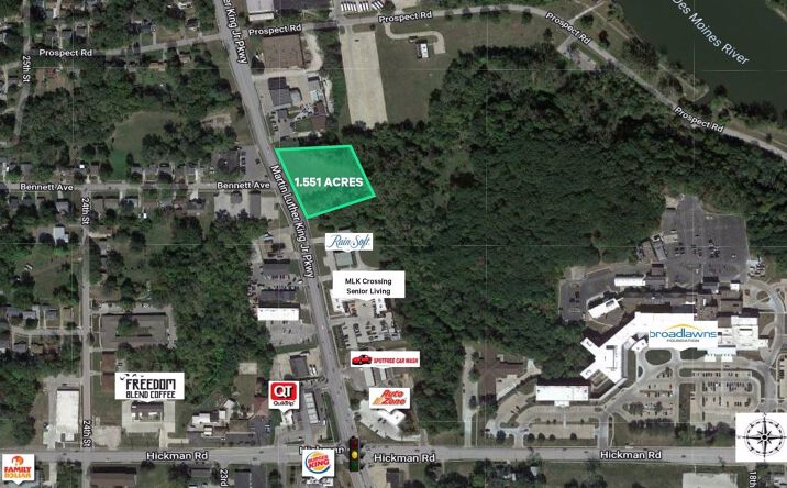 Pictures of Land property located at Martin Luther King Jr Parkway, Des Moines, IA 50309 for sales - image #1