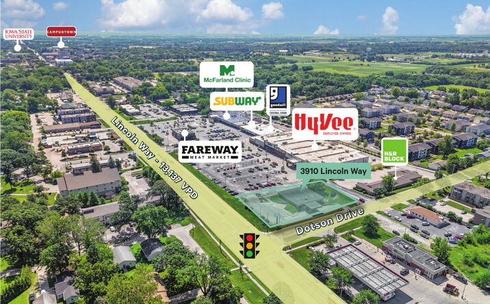 Pictures of Retail, Office property located at 3910 Lincoln Way, Ames, IA 50014 for sales - image #1