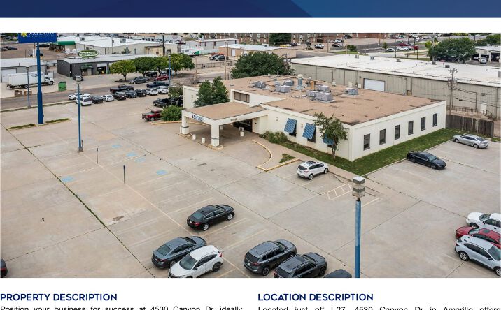 Pictures of Retail property located at 4530 Canyon Drive, Amarillo, TX 79109 for sales - image #1