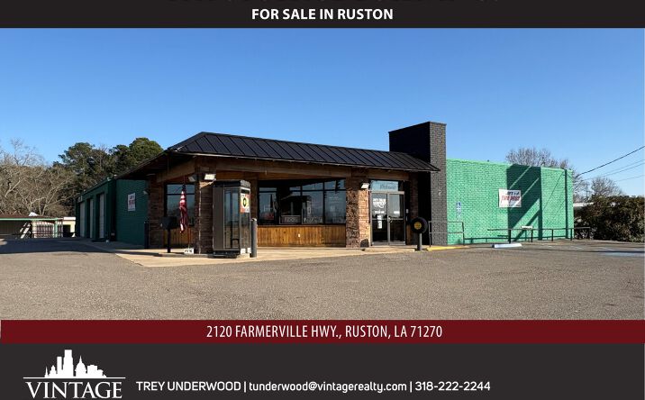 Pictures of Retail property located at 2120 Farmerville Hwy, Ruston, LA 71270 for sales - image #1
