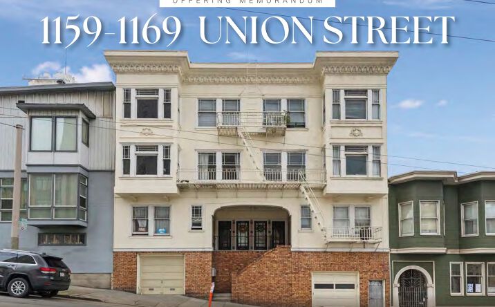 Pictures of Multifamily property located at 1159-1169 Union Street, San Francisco, CA 94109 for sales - image #1