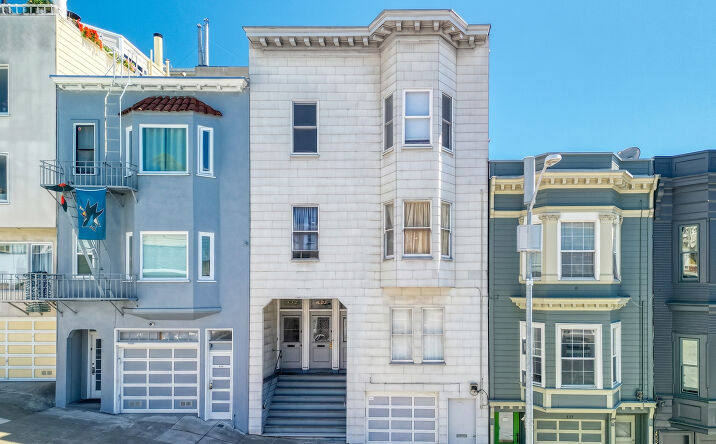 Pictures of Multifamily property located at 447 Green Street, San Francisco, CA 94133 for sales - image #1