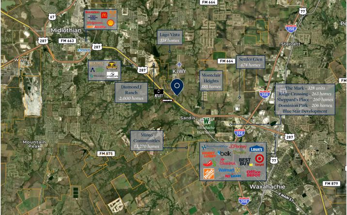 Pictures of Land property located at 3400 W Highway 287 Bypass, Waxahachie, TX 76065 for sales - image #1