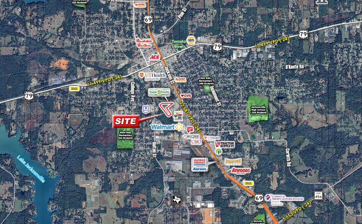 Pictures of Land property located at 921 S. Jackson St., Jacksonville, TX 75766 for sales - image #1