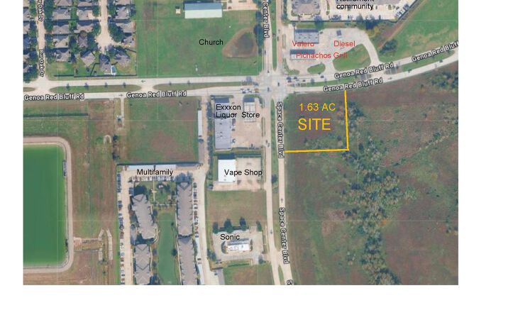 Pictures of Land property located at SEC GENOA RED BLUFF & SPACE CENTER BLVD, Houston, TX 77059 for sales - image #1