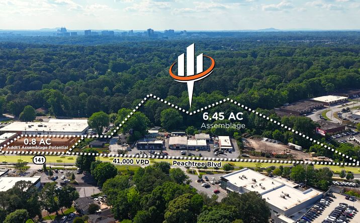 Pictures of Land, Mixed Use, Retail property located at 5604 Peachtree Boulevard, Chamblee, GA 30341 for sales - image #1