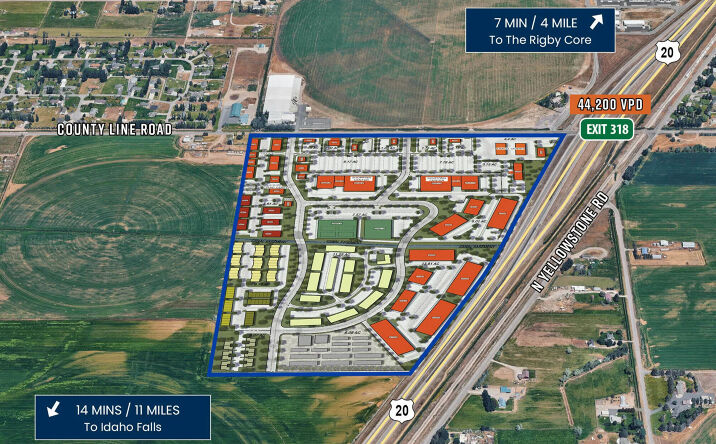 Pictures of Retail, Land property located at SWC US Highway 20 & County Line Road, Rigby, ID 83442 for sales - image #1