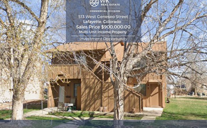 Pictures of Multifamily property located at 513 West Geneseo Street, Lafayette, CO 80026 for sales - image #1
