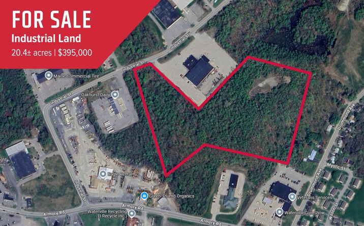 Pictures of Land property located at Waterville Industrial Park, Lot 8, Waterville, ME 04901 for sales - image #1