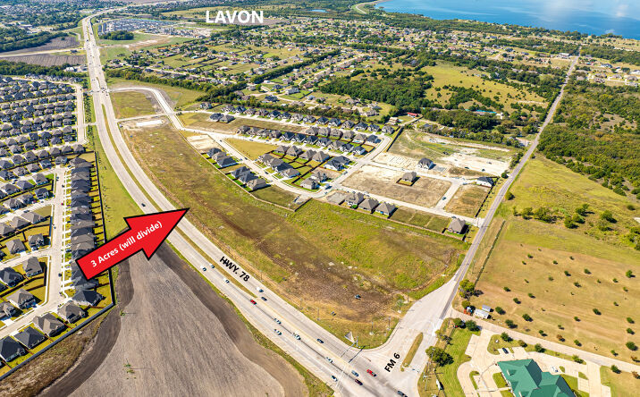 Pictures of Land, Retail, Office property located at Southwest quadrant of State Highway 78 and FM 6, Lavon, TX 75166 for sales - image #1