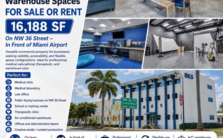 Pictures of Office, Mixed Use, Special Purpose property located at 5465 Northwest 36th Street, Miami Springs, FL 33166 for sales - image #1
