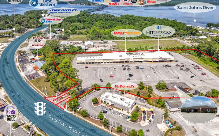 Pictures of Retail property located at 164 U.S. 17, East Palatka, FL 32131 for sales - image #1