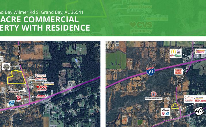 Pictures of Land, Mixed Use property located at 10030 Grand Bay Wilmer Rd S, Grand Bay, AL 36541 for sales - image #1