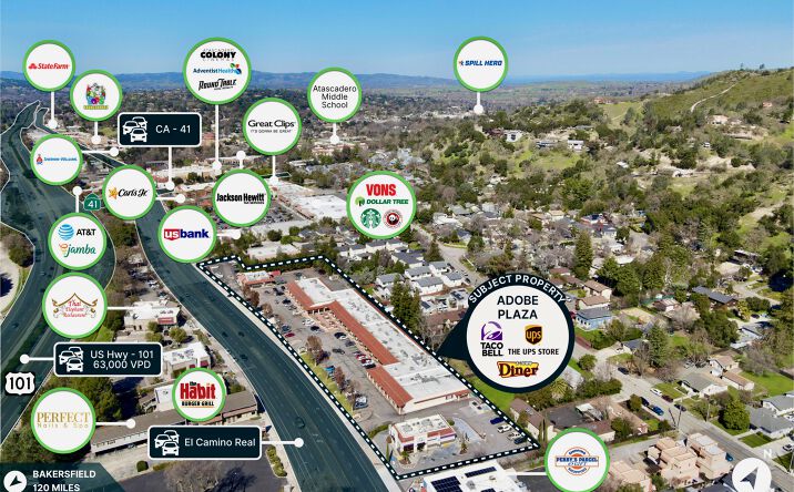 Pictures of Retail property located at 7385 El Camino Real, Atascadero, CA 93422 for sales - image #1