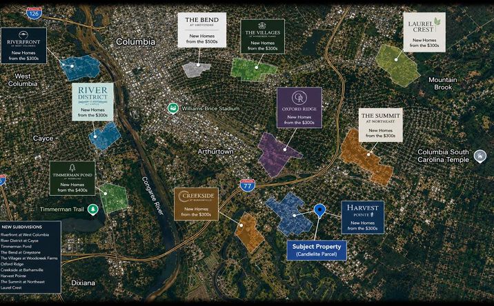 Pictures of Land property located at Candlelite Drive, Columbia, SC 29730 for sales - image #1