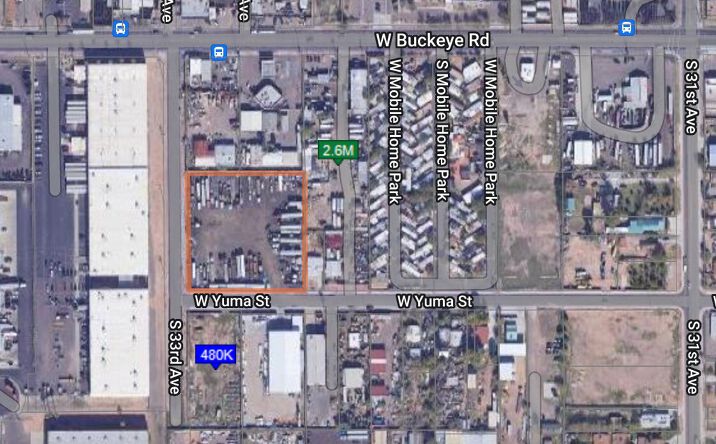 Pictures of Industrial, Land property located at 3224 West Yuma Street, Phoenix, AZ 85009 for sales - image #1