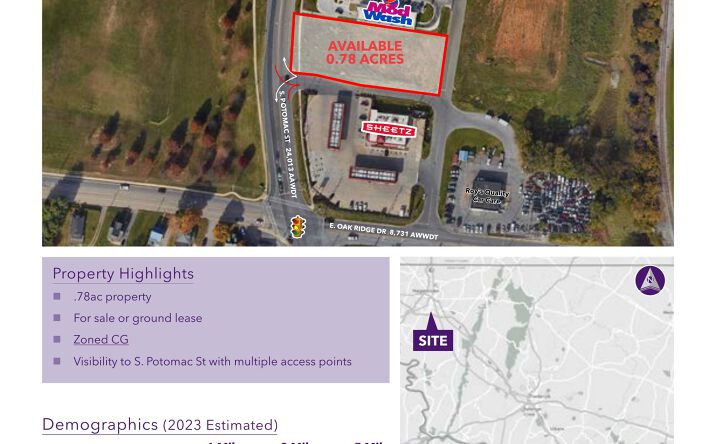 Pictures of Land property located at S. Potomac Street, Hagerstown, MD 21740 for sales - image #1