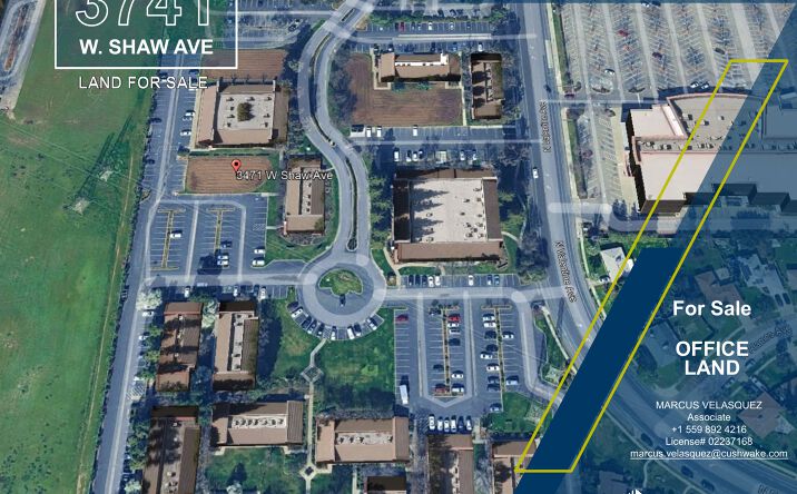 Pictures of Land, Office property located at 3471 West Shaw Avenue, Fresno, CA 93711 for sales - image #1