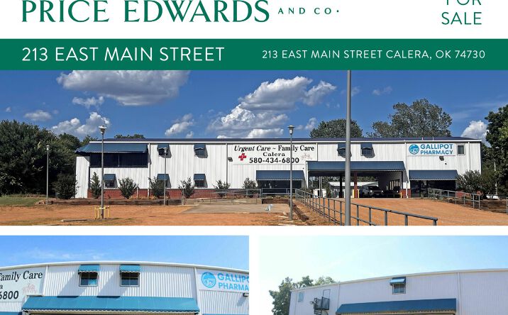 Pictures of Office property located at 213 East Main Street, Calera, OK 74730 for sales - image #1