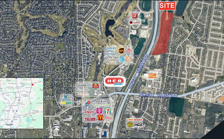 Pictures of Land property located at SEQ Hwy 79 & Hwy 130, Hutto, TX 78634 for sales - image #1