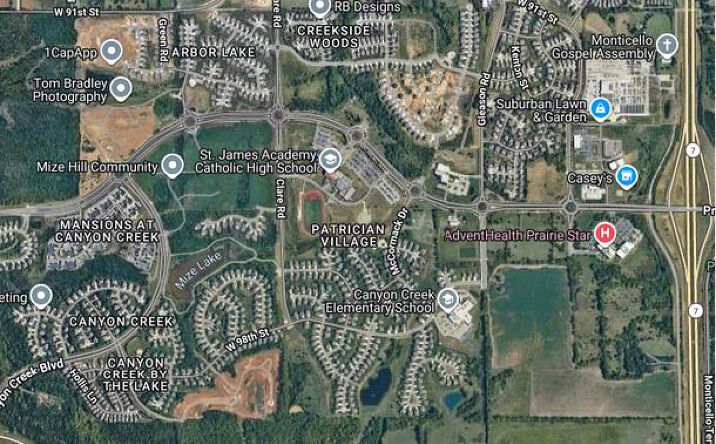Pictures of Land property located at Swc Prairie Star Parkway & Shady Bend Road, Prairie Village, KS 66207 for sales - image #1