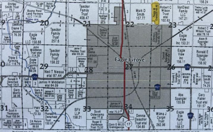 Pictures of Land property located at 0000 Emmett, Eagle Grove, IA 50533 for sales - image #1