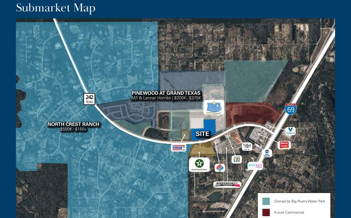Pictures of Land property located at SH 242 & Sherwood Forest Dr., New Caney, TX 28761 for sales - image #1