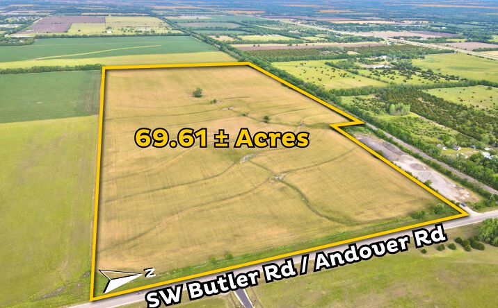 Pictures of Land property located at SW BUTLER RD, BENTON, KS 67017 for sales - image #1