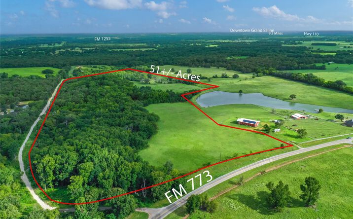 Pictures of Land property located at 51.00 (+/-) Acres Fm 773, Grand Saline, TX 75140 for sales - image #1